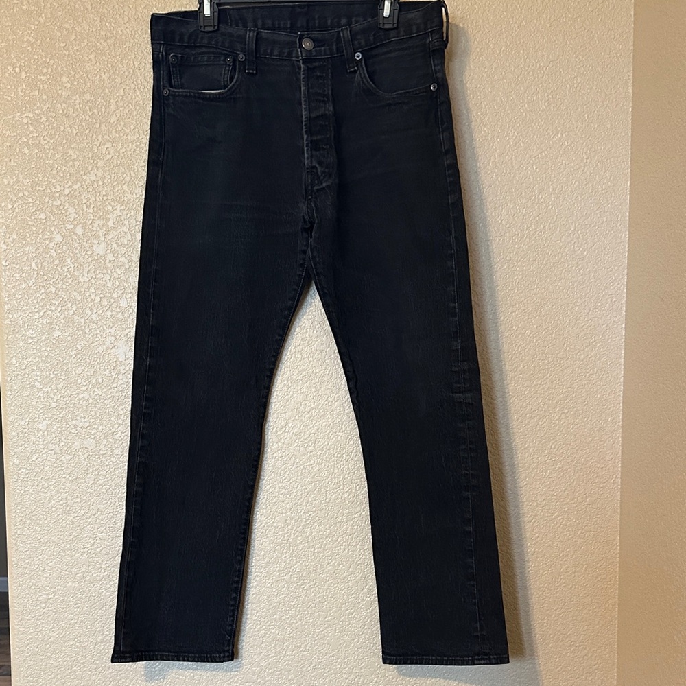 Levi's Men's 501 Black Straight Jeans
